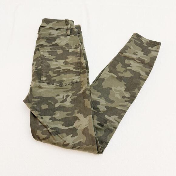 Good American Good Waist Camoflauge Army Print Pants Size 2 - Picture 5 of 7